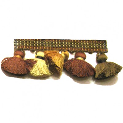 Фото Отделка для текстильных изделий - Тесьма - стиль Европейский - Коричневая - Купить в Интернет-магазине