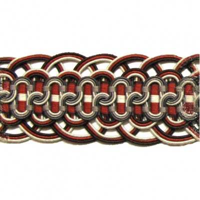 Фото Отделка для текстильных изделий - Тесьма - стиль Европейский - Красная - Купить в Интернет-магазине