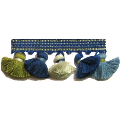 Фото Отделка для текстильных изделий - Тесьма - стиль Европейский - Синяя - Купить в Интернет-магазине