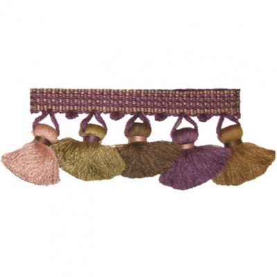 Фото Отделка для текстильных изделий - Тесьма - стиль Европейский - Фиолетовая - Купить в Интернет-магазине