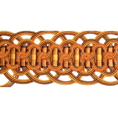 Фото Отделка для текстильных изделий - Тесьма - стиль Европейский - Оранжевая - Купить в Интернет-магазине