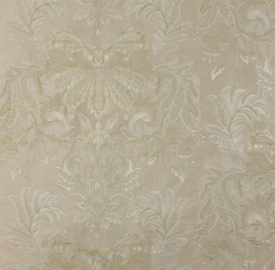 Фото Ткань портьерная с рисунком - Дамаск - стиль Английский - Бежевый - Купить в Интернет-магазине