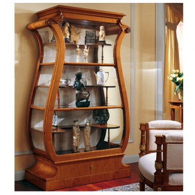 Фото Витрина узкая - стиль Русский дворцовый - Для гостиной - Купить в Интернет-магазине