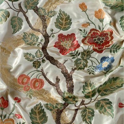 Фото Ткань портьерная с рисунком - Цветы - стиль Английский - Купить в Интернет-магазине