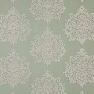 Фото Ткань портьерная с рисунком - Дамаск - стиль Английский - Бирюзовый - Купить в Интернет-магазине