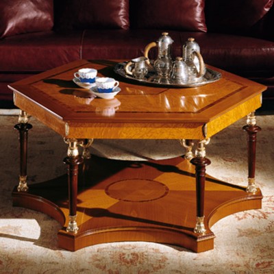 Фото Стол кофейный/журнальный - стиль Русский дворцовый - Для гостиной - Купить в Интернет-магазине