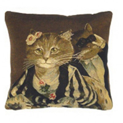 Фото Подушка декоративная - стиль Европейский - Коричневая - Купить в Интернет-магазине