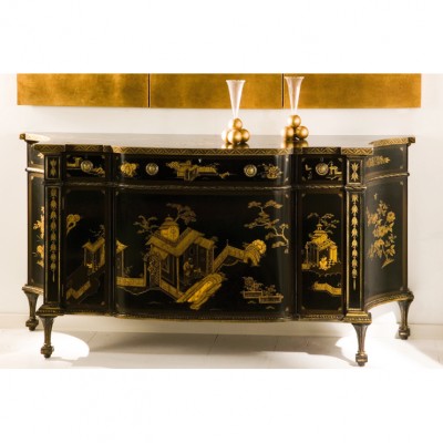 Фото Комод/буфет широкий - стиль Шинуазри - Для спальни - Купить в Интернет-магазине