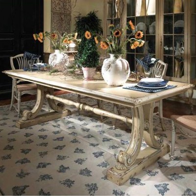 Фото Стол обеденный - стиль Роскошное шале - Для столовой - большие обеденные столы производства США - Habersham - Great Estates - Купить в Интернет-магазине