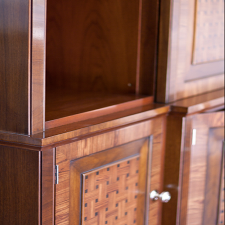 Фото Шкаф книжный/библиотека - стиль Ар-деко - Для кабинета - Купить в Интернет-магазине