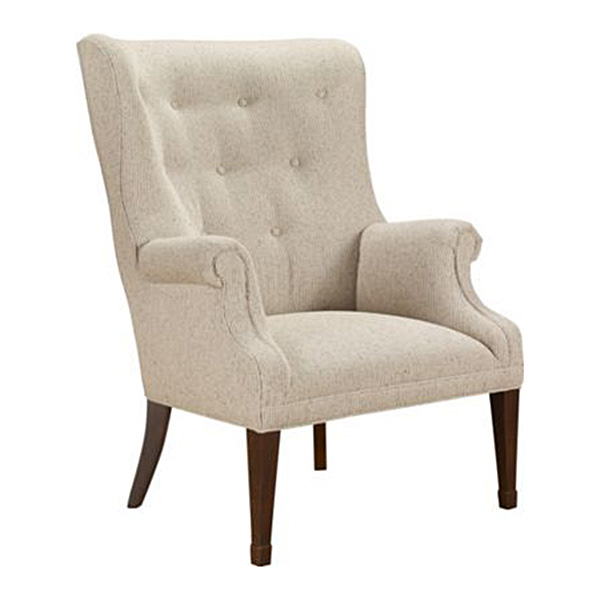 Фото Кресло обитое - стиль Американская классика - Для гостиной - удобное кресло производства США - Hickory Chair - James River - Купить в Интернет-магазине