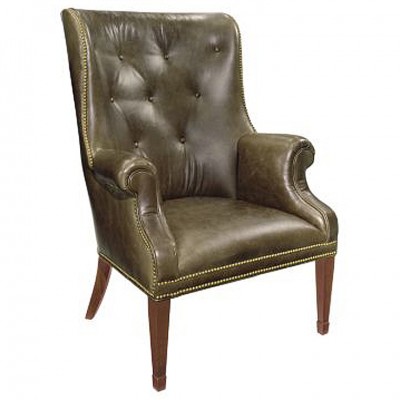 Фото Кресло обитое - стиль Американская классика - Для гостиной - удобное кресло производства США - Hickory Chair - James River - Купить в Интернет-магазине