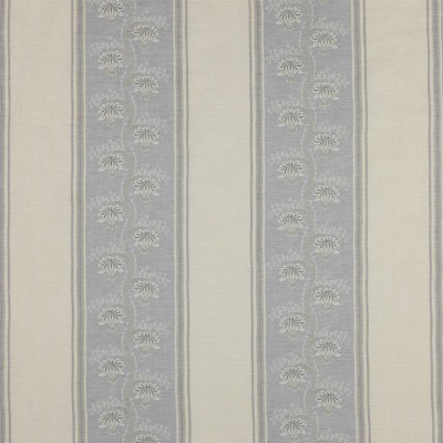 Фото Ткань портьерная с рисунком - Полоски - стиль Английский - Голубы - Купить в Интернет-магазине