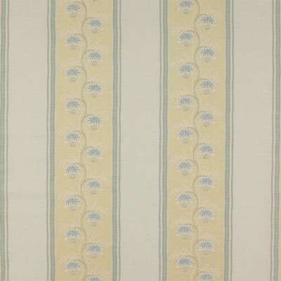Фото Ткань портьерная с рисунком - Полоски - стиль Английский - Желтые - Купить в Интернет-магазине