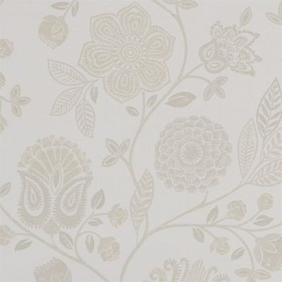 Фото Обои с рисунком - Цветы - стиль Английская классика - Светло-серые - Купить в Интернет-магазине