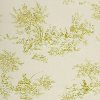 Фото Обои с рисунком - Туаль - стиль Английская классика - Кремовые - Купить в Интернет-магазине