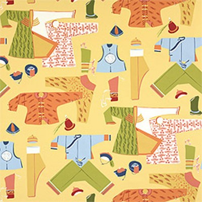 Фото Обои с рисунком - Крупный декор - стиль Американский - Желтые - Купить в Интернет-магазине