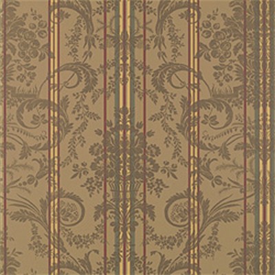 Фото Обои с рисунком - Полоски - стиль Американский - Коричневые - Купить в Интернет-магазине