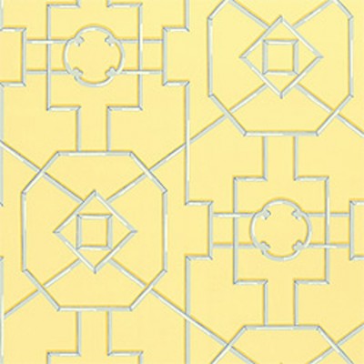 Фото Обои с рисунком - Орнамент - стиль Американский - Желтые - Купить в Интернет-магазине