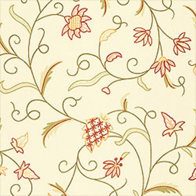 Фото Обои с рисунком - Орнамент - стиль Американский - Кремовые - Купить в Интернет-магазине