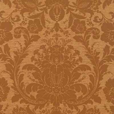 Фото Обои с рисунком - Дамаск - стиль Американский - Оранжевые - Купить в Интернет-магазине