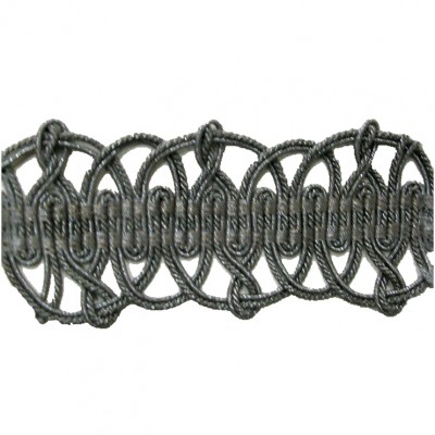 Фото Отделка для текстильных изделий - Тесьма - стиль Европейский - Серая - Купить в Интернет-магазине