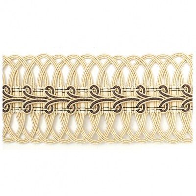 Фото Отделка для текстильных изделий - Тесьма - стиль Европейский - Кремовая - Купить в Интернет-магазине