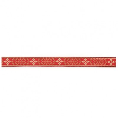Фото Отделка для текстильных изделий - Тесьма - стиль Европейский - Красная - Купить в Интернет-магазине