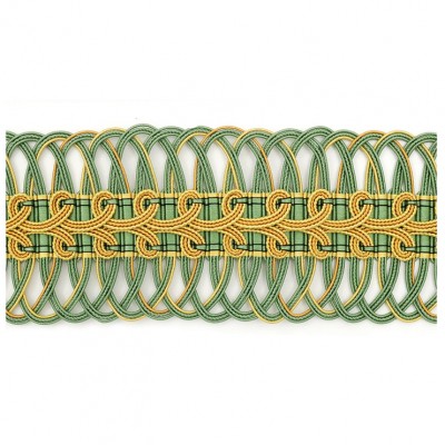 Фото Отделка для текстильных изделий - Тесьма - стиль Европейский - Зеленая - Купить в Интернет-магазине