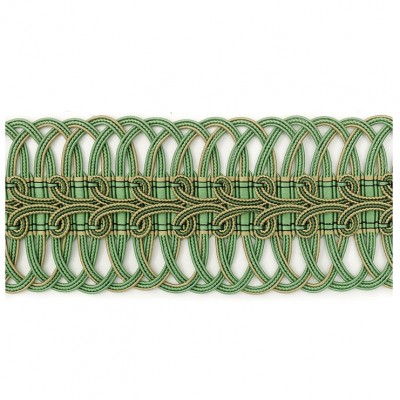 Фото Отделка для текстильных изделий - Тесьма - стиль Европейский - Зеленая - Купить в Интернет-магазине