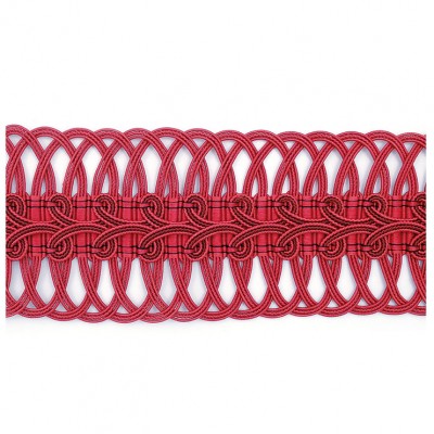 Фото Отделка для текстильных изделий - Тесьма - стиль Европейский - Малиновая - Купить в Интернет-магазине