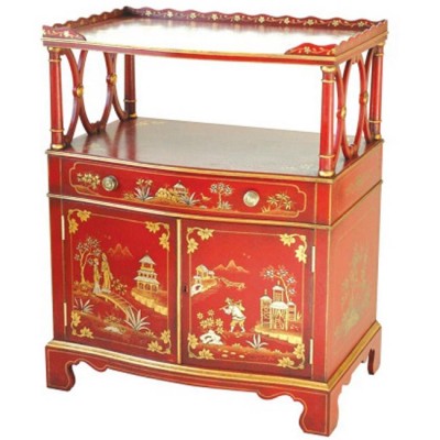 Фото Комод/буфет узкий - стиль Шинуазри - Для гостиной - Купить в Интернет-магазине