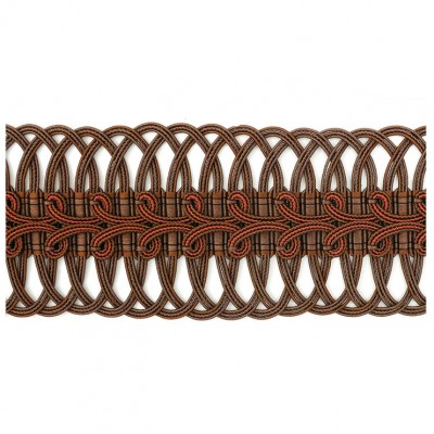 Фото Отделка для текстильных изделий - Тесьма - стиль Европейский - Коричневая - Купить в Интернет-магазине