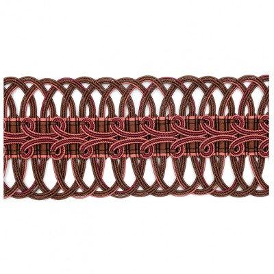 Фото Отделка для текстильных изделий - Тесьма - стиль Европейский - Коричневая - Купить в Интернет-магазине