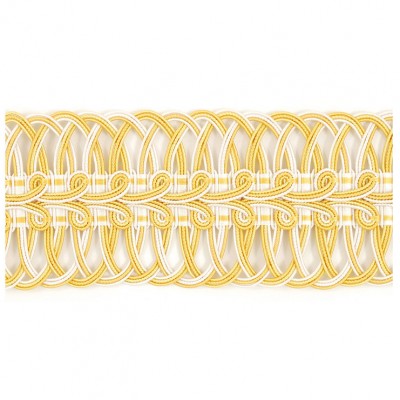 Фото Отделка для текстильных изделий - Тесьма - стиль Европейский - Желтая - Купить в Интернет-магазине