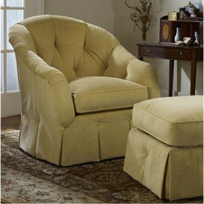 Фото Кресло обитое - стиль Американская классика - Для гостиной - удобное кресло производства США - Highland House - Royal Manor - Купить в Интернет-магазине