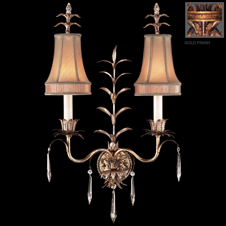 Фото Бра, светильник настенный - стиль Американская классика - Хрустальный - Купить в Интернет-магазине