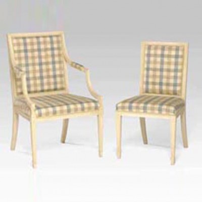 Фото Кресло на деревянной раме - стиль Английская классика - Для гостиной - Купить в Интернет-магазине