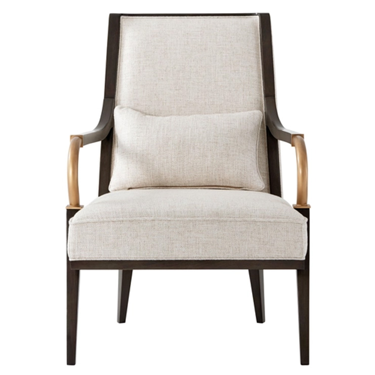 Фото Кресло на деревянной раме - стиль Transitional - Для гостиной - Купить в Интернет-магазине