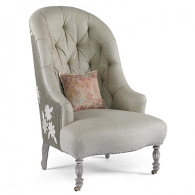 Фото Кресло обитое - стиль Американское наследство - Для гостиной - удобное кресло производства США - EJ Victor - Carol Bolton - Купить в Интернет-магазине