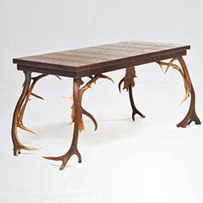 Фото Стол обеденный - стиль Роскошное шале - Для столовой - большие обеденные столы производства США - Clock House Furniture - Mountain style - Купить в Интернет-магазине