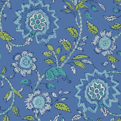 Фото Обои с рисунком - Крупный декор - стиль Американский - Синие - Купить в Интернет-магазине