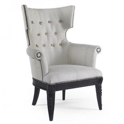 Фото Кресло обитое - стиль Американское наследство - Для гостиной - удобное кресло производства США - EJ Victor - Carol Bolton - Купить в Интернет-магазине