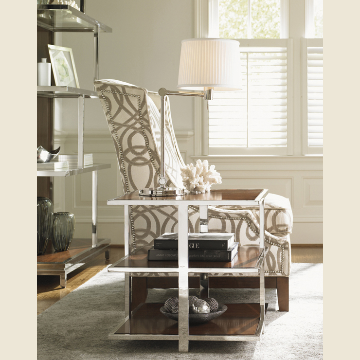 Фото Кресло на деревянной раме - стиль Transitional - Для гостиной - Купить в Интернет-магазине