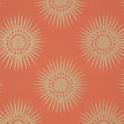 Фото Обои с рисунком - Крупный декор - стиль Американский - Оранжевые - Купить в Интернет-магазине