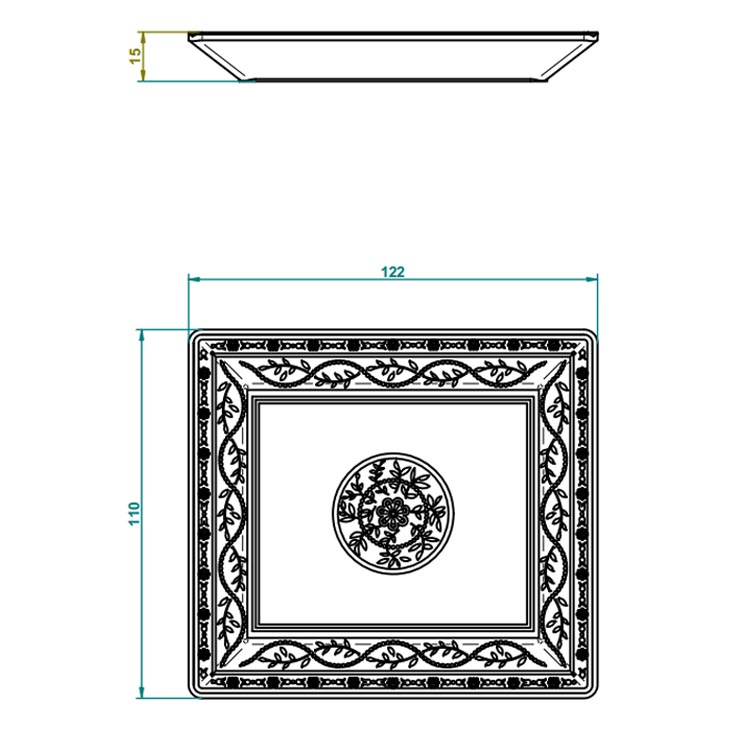 Фото Поднос, блюдце для ванной - стиль Европейский - Купить в Интернет-магазине