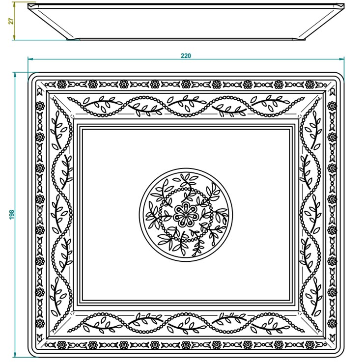 Фото Поднос, блюдце для ванной - стиль Европейский - Купить в Интернет-магазине