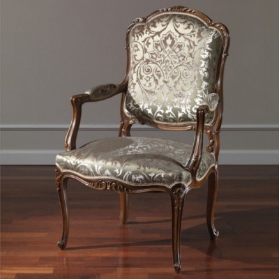 Фото Кресло на деревянной раме - стиль Европейская эклектика - Для гостиной - Купить в Интернет-магазине
