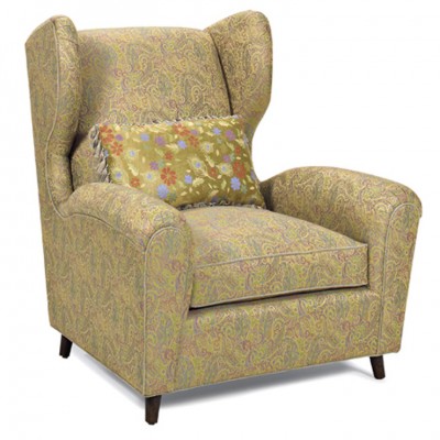 Фото Кресло обитое - стиль Американское наследство - Для гостиной - удобное кресло производства США - EJ Victor - Carol Bolton - Купить в Интернет-магазине