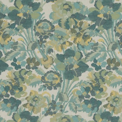 Фото Ткань портьерная с рисунком - Цветы - стиль Американский - Купить в Интернет-магазине